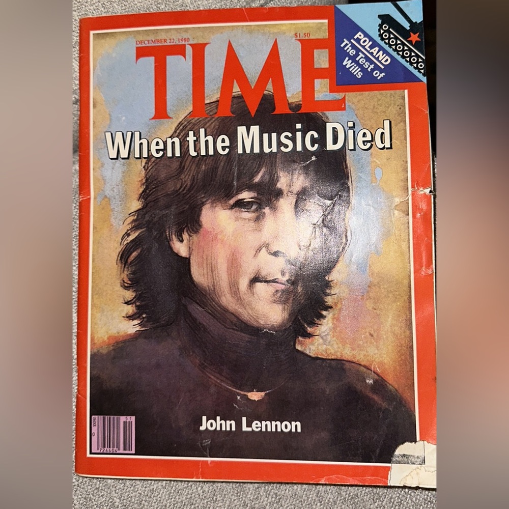Time magazine John Lennon edition 1980